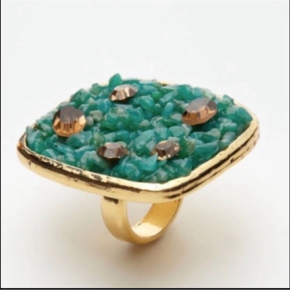 Sparkling Sage | Ring | Turquoise Amazonite Ring - Picture 3 of 15